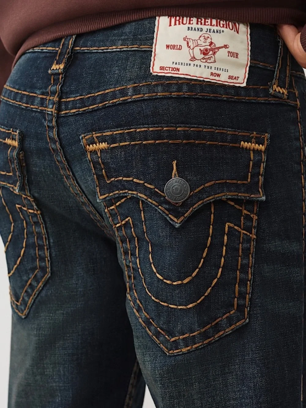 True Religion Jeans 34x32 RICKY Relaxed Straight Fit Perfect Condition